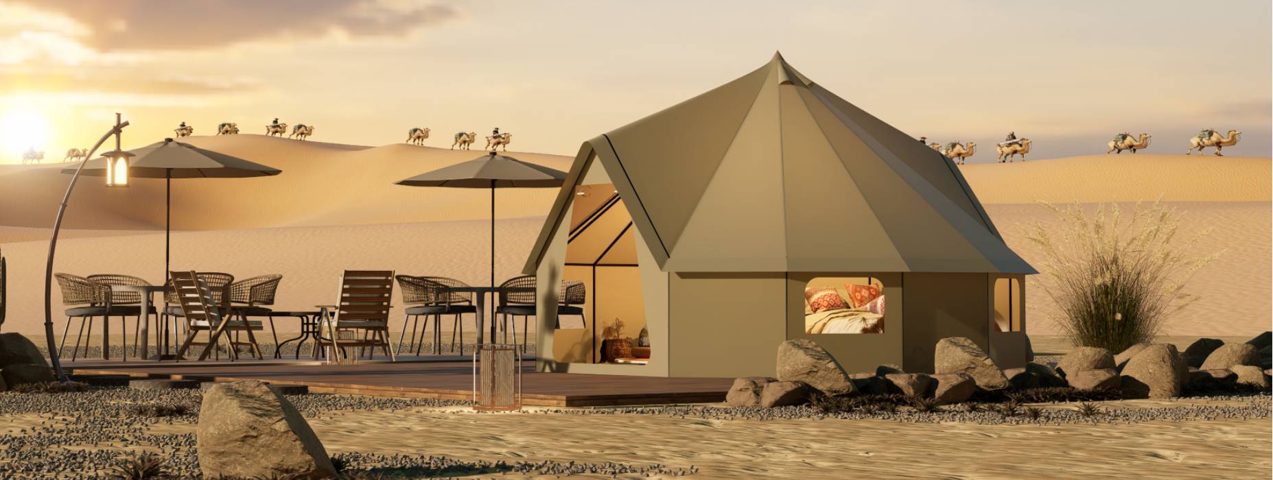 云浮露营酒店帐篷产品